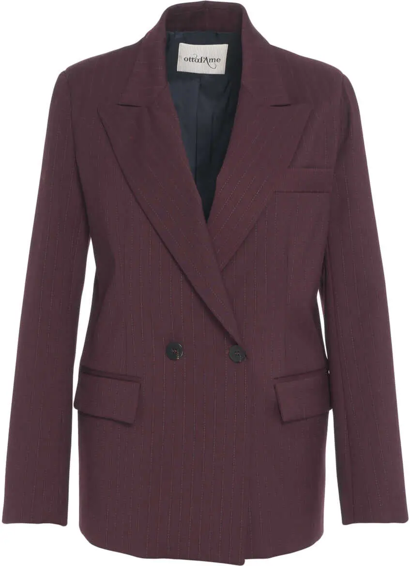 Sacouri Otto d ame Pinstripe blazer Red Femei (BM 19088444) 2