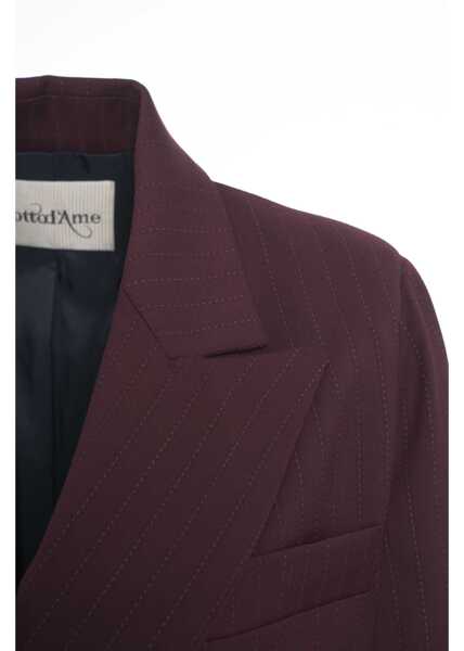 Sacouri Otto d ame Pinstripe blazer Red Femei (BM 19088444) 4