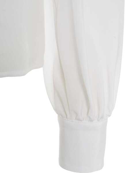 Bluze Himons Ruffle detail blouse White Femei (BM 19088450) 4