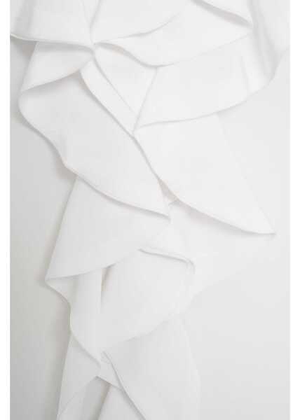 Bluze Himons Ruffle detail blouse White Femei (BM 19088450) 5