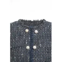 Sacouri Dama - Sacouri Liu Jo Boucl blazer Blue Femei (BM 19088456) - B-mall.ro