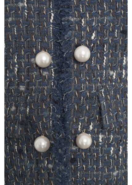 Sacouri Liu Jo Boucl blazer Blue Femei (BM 19088456) 5