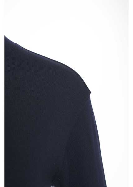 Rochii lungi Herno Maxi dress with turtleneck Blue Femei (BM 19088474) 4