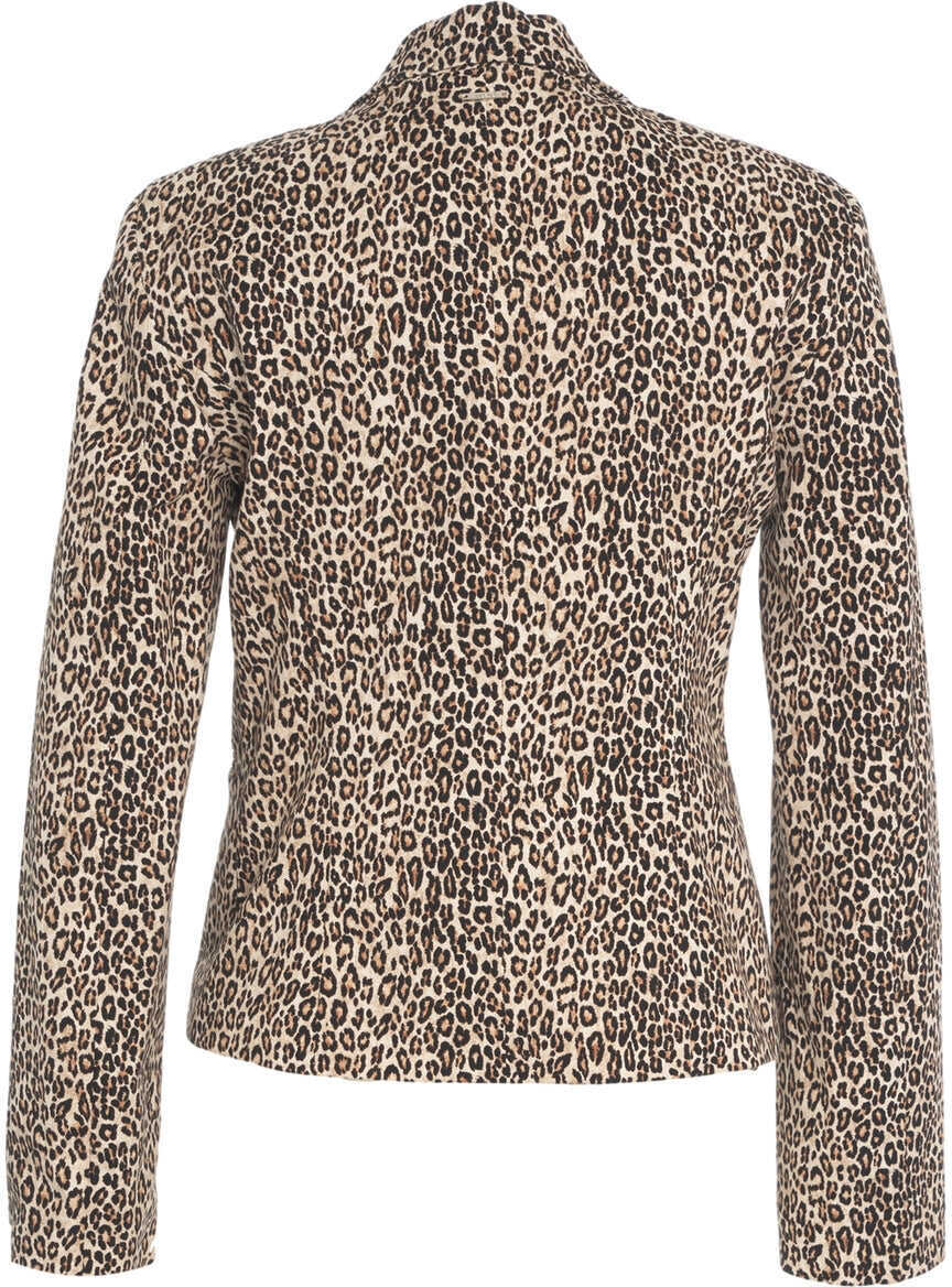 Sacouri Liu Jo Blazer with animal print Beige Femei (BM 19088483) 3
