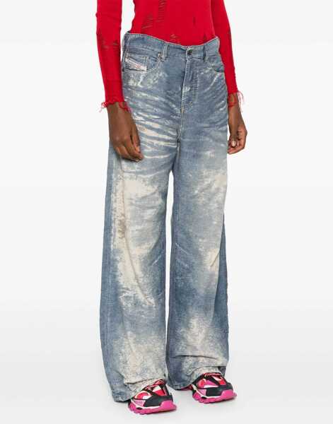 Blugi drepti Diesel Low Waist Bleached Effect 1996 D-Sire Jeans Blue Femei (BM 19088618) 3