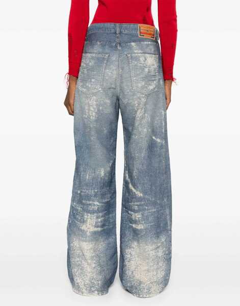 Blugi drepti Diesel Low Waist Bleached Effect 1996 D-Sire Jeans Blue Femei (BM 19088618) 4