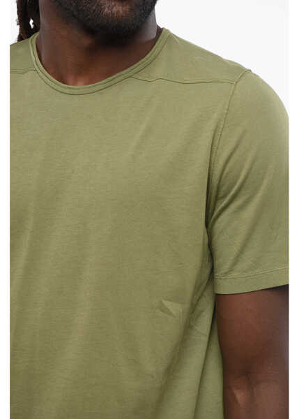 Tricouri Rick Owens Drkshdw Solid Color Crew-Neck T-Shirt Green Barbati (BM 19088633) 3