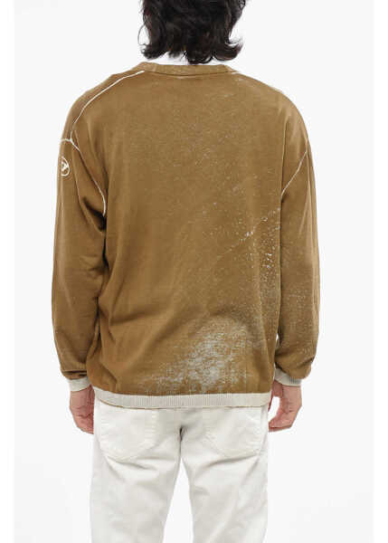 Cardigane Diesel Red Tag Cotton K-Larence Cardigan Brown Barbati (BM 19088657) 2