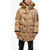 DSQUARED2 Hooded Utility Down Jacket Brown