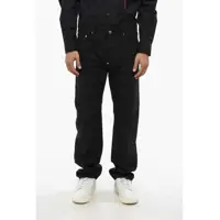 Blugi drepti Icon Straight Leg Jeans With Silver-Tone Buttons 20Cm Barbati