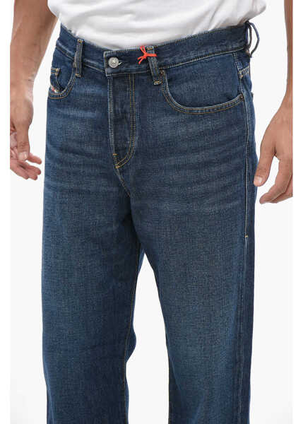 Blugi drepti Diesel Dark Washed D-Viker Straight Fit Denims 20Cm Blue Barbati (BM 19088795) 3