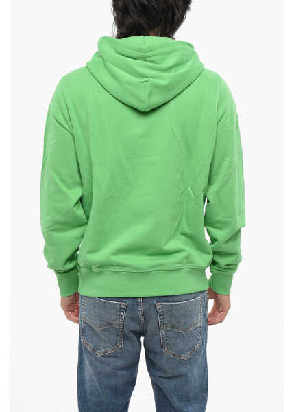 Bluze de trening Diesel Brushed Cotton Industry Hoodie Green Barbati (BM 19088813) 2