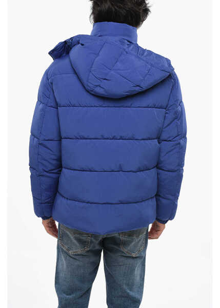 Jachete Diesel Padded Step-Out Jacket With Removable Hood Blue Barbati (BM 19088831) 2