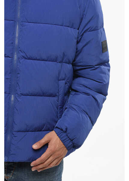 Jachete Diesel Padded Step-Out Jacket With Removable Hood Blue Barbati (BM 19088831) 3