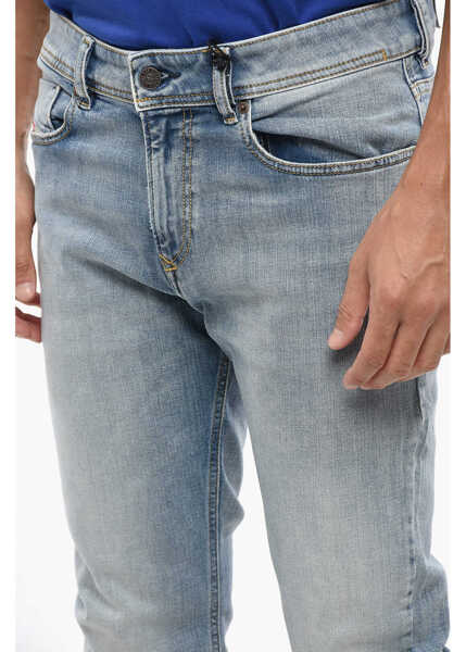 Blugi slim fit Diesel Light Washed Sleenker Skinny Fit Denims 14Cm Light Blue Barbati (BM 19088840) 3