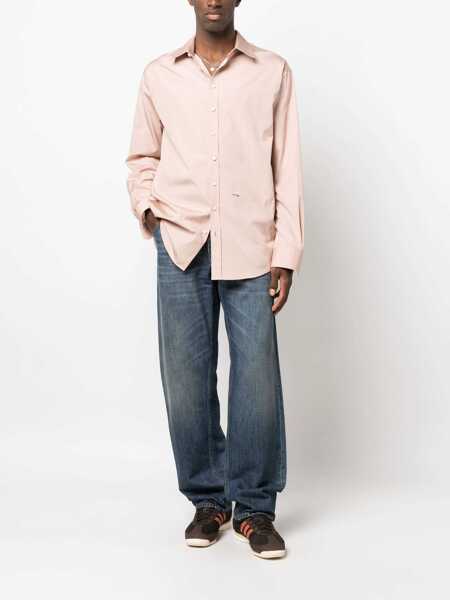 Camasi casual DSQUARED2 Popeline 1995 Shirt With Standard Collar Pink Barbati (BM 19088843) 2