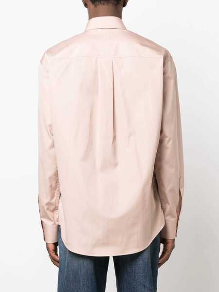Camasi casual DSQUARED2 Popeline 1995 Shirt With Standard Collar Pink Barbati (BM 19088843) 4