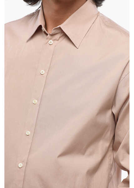 Camasi casual DSQUARED2 Popeline Fullback Shirt With Back Print Pink Barbati (BM 19088846) 3