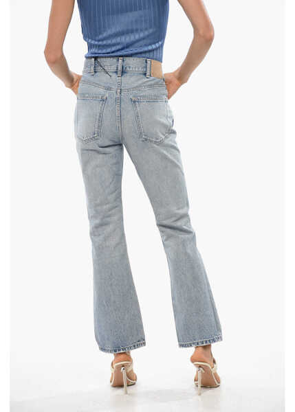 Blugi drepti Cline Boot Cut Jeans With Logo Button 21Cm Blue Femei (BM 19088858) 2