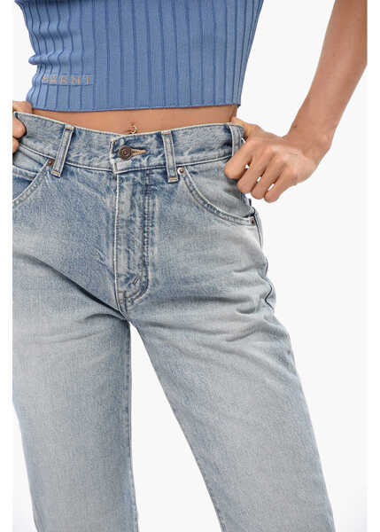 Blugi drepti Cline Boot Cut Jeans With Logo Button 21Cm Blue Femei (BM 19088858) 3