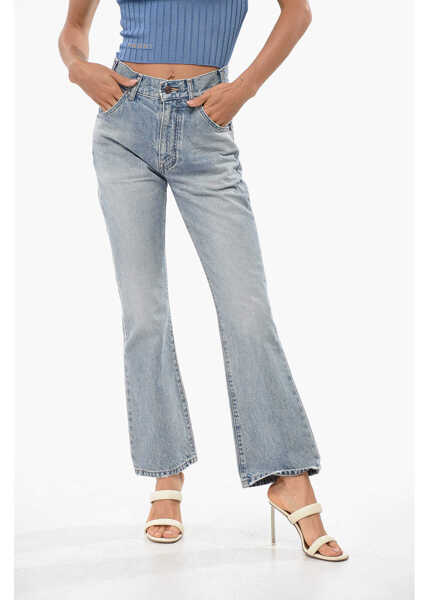 Blugi drepti Cline Boot Cut Jeans With Logo Button 21Cm Blue Femei (BM 19088858) 1