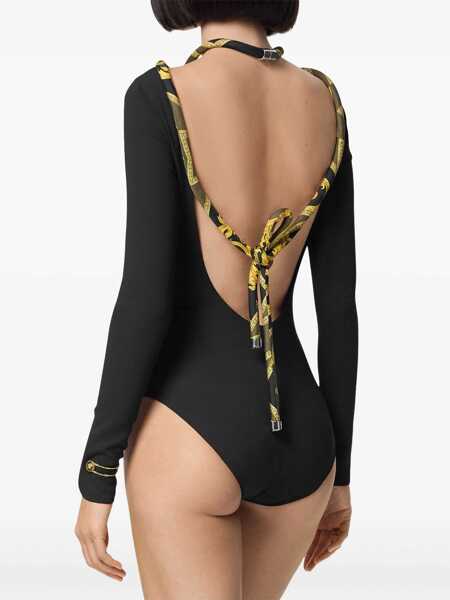 Bluze Versace Open Back Halterneck Body Black Femei (BM 19088885) 4