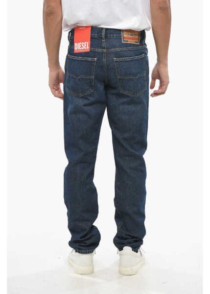 Blugi slim fit Diesel Library Dark Washed D-Sark Slim Fit Denims 17Cm Blue Barbati (BM 19088984) 2