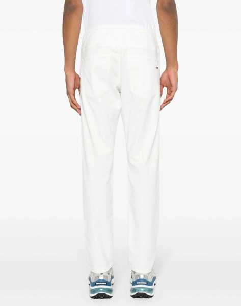 Blugi drepti Diesel Joggjeans Stretch D-Krooley Denims With Elastic Waistband 16 White Barbati (BM 19088990) 4