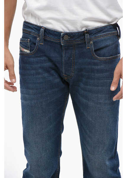 Blugi drepti Diesel Bootcut Zatiny Denims With Belt Loops 22Cm Blue Barbati (BM 19089002) 3