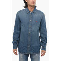 Camasi de blugi Red Tag Denim D-Simply Shirt With Snap Buttons Barbati