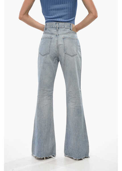 Blugi drepti Cline Frayed Hem Boot Cut Jeans 30Cm Blue Femei (BM 19089011) 2