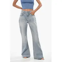 Blugi drepti Frayed Hem Boot Cut Jeans 30Cm Femei