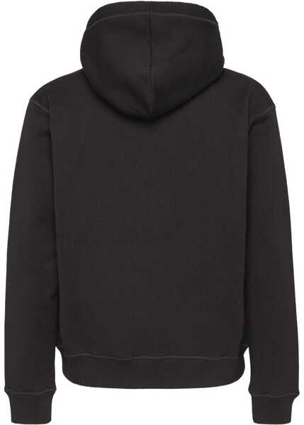Bluze de trening DSQUARED2 Fleeced Cotton Angry Bear Hoodie Black Barbati (BM 19089038) 2