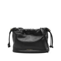 Genti de umar Strathberry Charlotte Drawstring Soft Nappa Black Bags Femei
