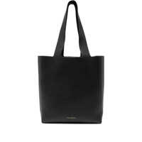 Genti de mana Strathberry Melody Tote Fine Grain Leather Black Bags Femei
