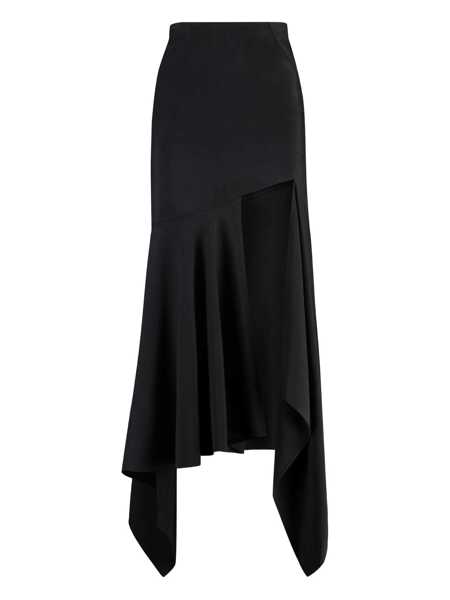Fuste MUGLER Mugler Gabardine Midi Skirt Black Femei (BM 19089666) 1