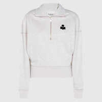Pulovere Isabel Marant Étoile Grey Cotton Sweatshirt Femei