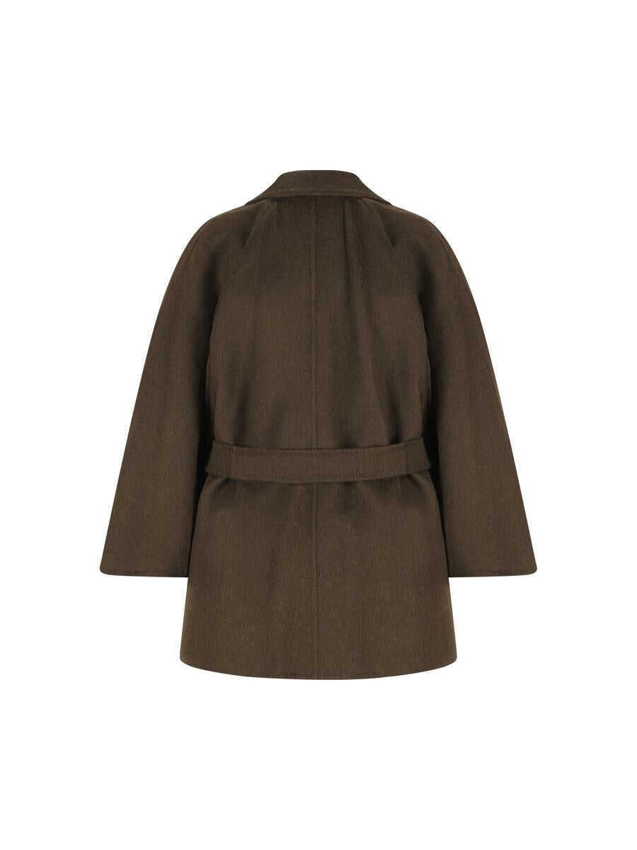 Paltoane Max Mara Max Mara Coats MOSS GREEN Femei (BM 19089951) 2