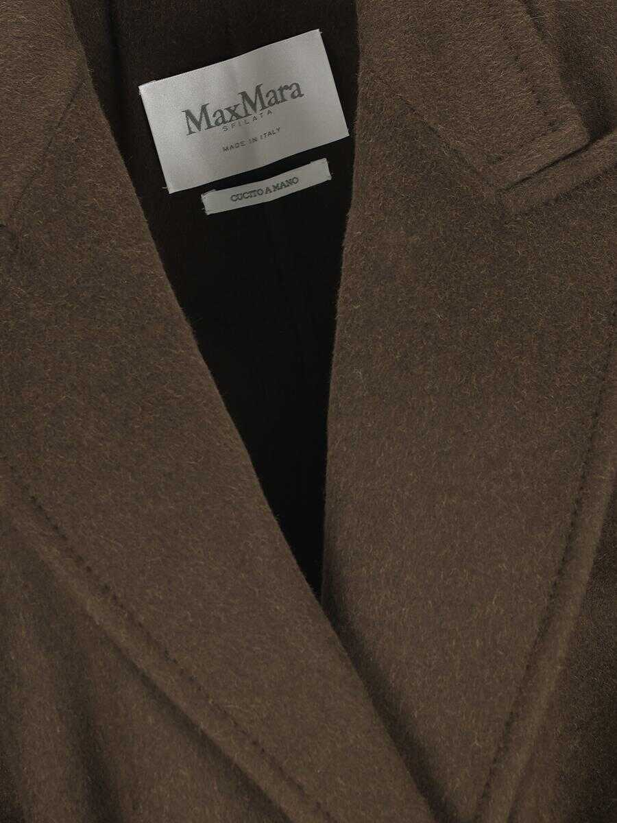 Paltoane Max Mara Max Mara Coats MOSS GREEN Femei (BM 19089951) 3