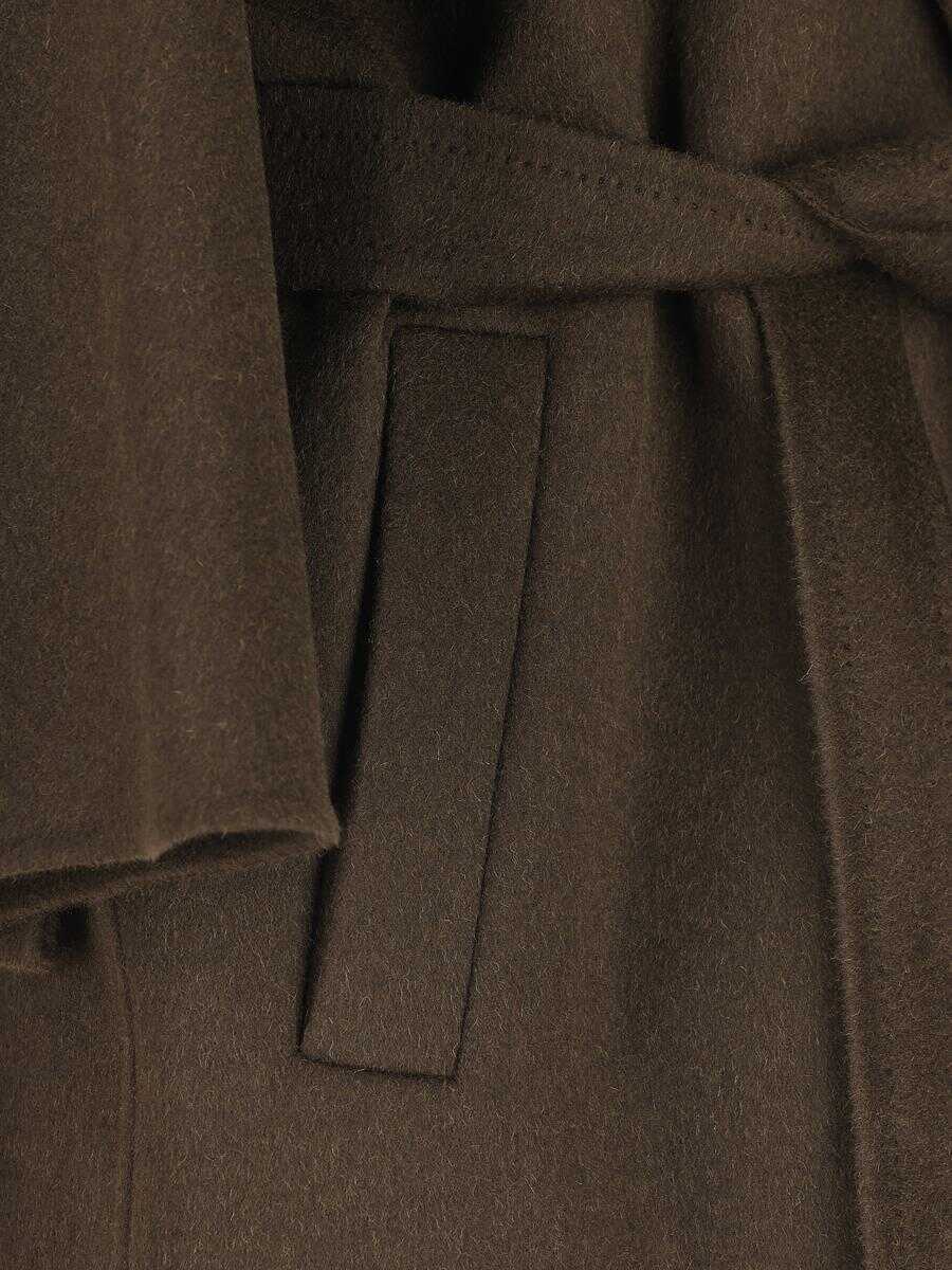 Paltoane Max Mara Max Mara Coats MOSS GREEN Femei (BM 19089951) 4