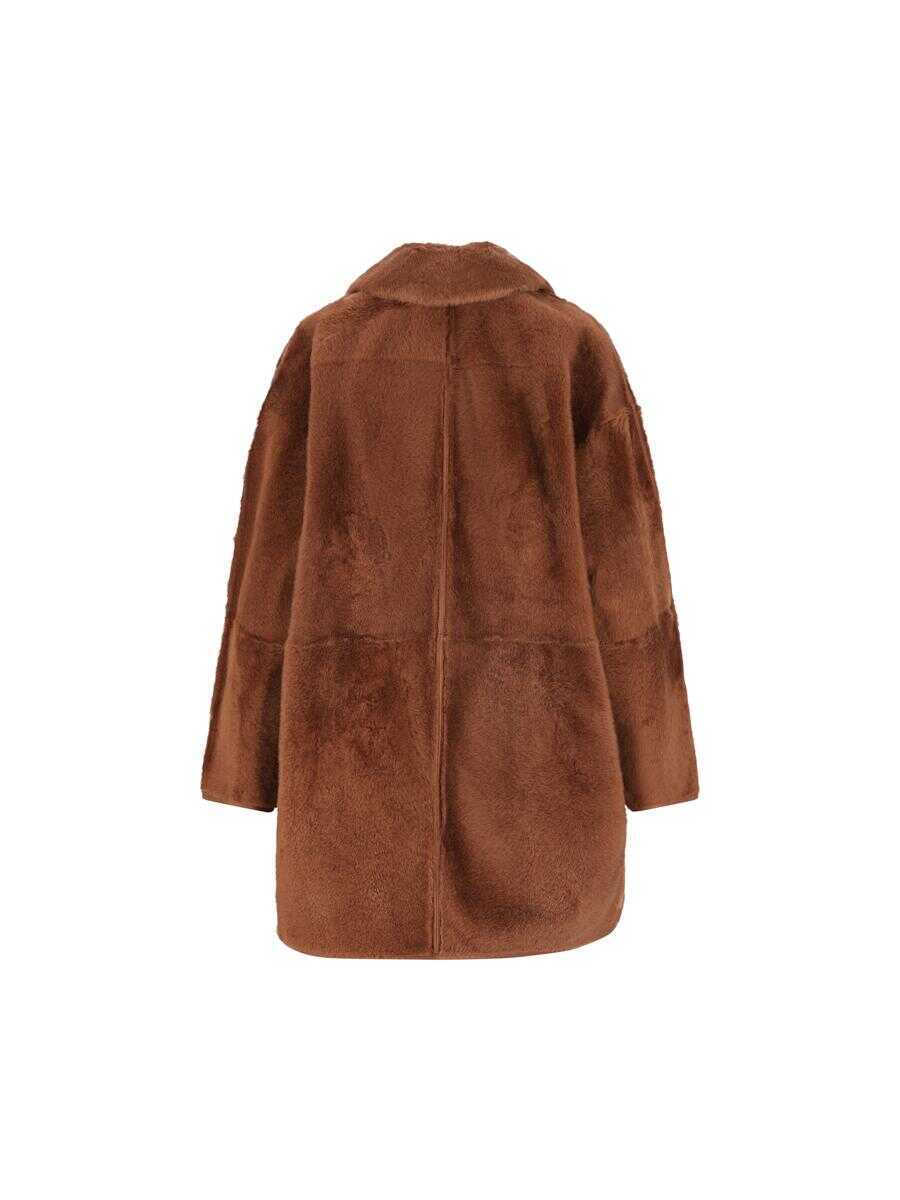 Paltoane Max Mara Max Mara Coats Brown Femei (BM 19089954) 2