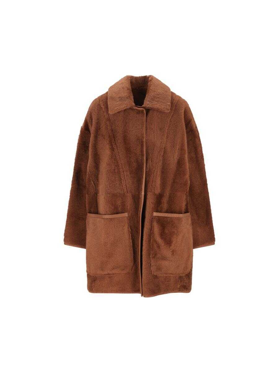 Paltoane Max Mara Max Mara Coats Brown Femei (BM 19089954) 1