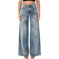 Blugi Diesel 1966 D-Sire Blue Wide-Leg Jeans Femei
