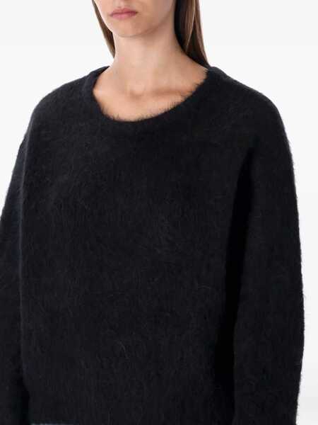 Pulovere American Vintage American Vintage Niby Wool Sweater Black Femei (BM 19090686) 3