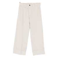 Pantaloni casual White Sand Trousers Dove Grey Femei