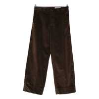 Pantaloni casual White Sand Trousers Brown Femei