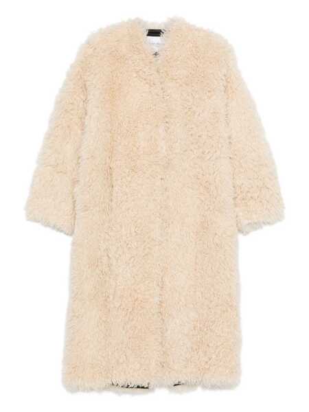 Paltoane STAND STUDIO Stand Studio Carolina Faux Fur Coat WHITE Femei (BM 19091388) 1
