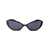 JORDANLUCA Black Sunglasses With Engraved Logo In Nylon Man Black