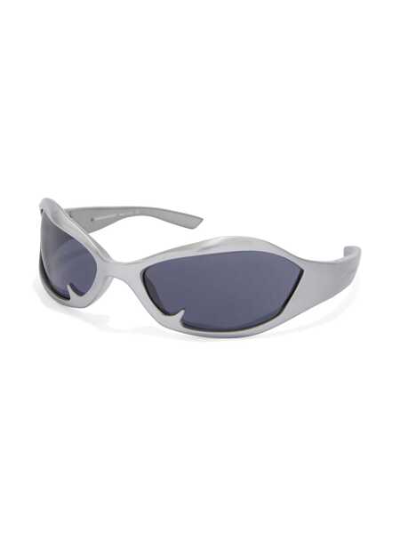 Ochelari de soare JORDANLUCA Silver Colored Sunglasses With Engraved Logo In Nylon Man GREY Barbati (BM 19091517) 2