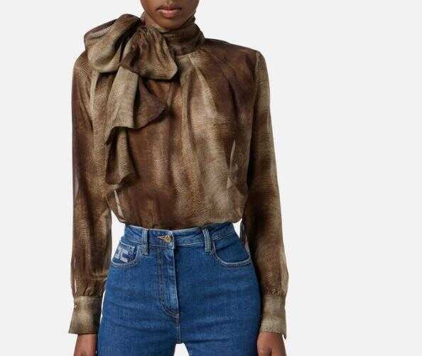 Camasi Elisabetta Franchi Elisabetta Franchi Shirts BROWN Femei (BM 19092507) 2